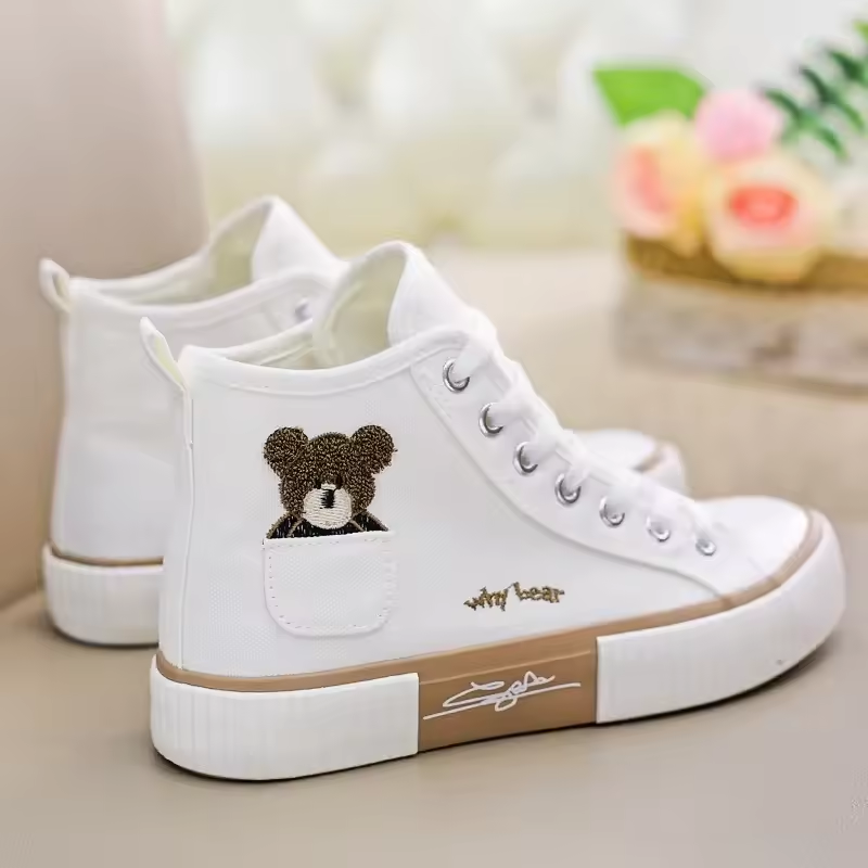 Sweet & Stylish Bear Sneakers for Kids & adult